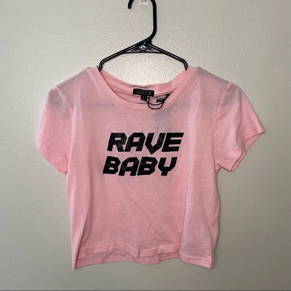 Dolls Kill Rave Baby Tee - Picture 1 of 4